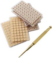 600 pièces/lot de graines d'oreille de Vaccaria pour acupuncture, graines jetables pour pression auriculaire, kit d'acupression