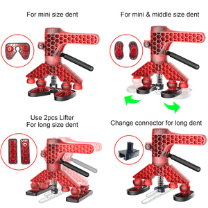 Kit de levage WOYO PDR500 PDR pour la réparation des bosses de <span class=keywords><strong>voiture</strong></span>, avec 3 types de patins de pied et adaptateur à languettes longues, réglage de la largeur par patin de pied - Product Image 5