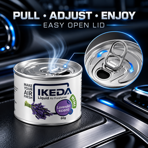 IKEDA 60g Mini Désodorisant Liquide pour Voiture, Parfum Longue Durée, Idéal pour Auto, Maison, Bureau, Plusieurs Senteurs - Product Image 5