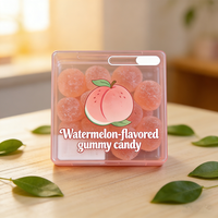 Boîtes d'emballage en plastique PET recyclables de qualité supérieure, parfaites pour les bonbons aux fruits et les confiseries