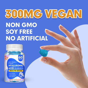 OEM Beauty product Skin Hydration Support Healthy Hair Nails Hyaluronic Acid Gummies <b>Collagen</b> Supplement Gummies - Product Image 3