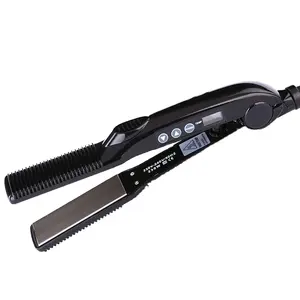 Popular china genie ceramic and titanium straightener hair roller hair straightener hair straightening flat iron SY-828