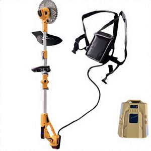 Débroussailleuse à batterie au lithium 48V/24V avec sac à dos, débroussailleuse électrique - Product Image 1