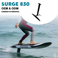 Hydrofoil en fibre de carbone pour aile avant 728 cm² AR 9.48, modèle 2026, pour Pump Foil, Surge 830, G82, G90, Mast Axis - Vente en gros, personnalisé, OEM, ODM