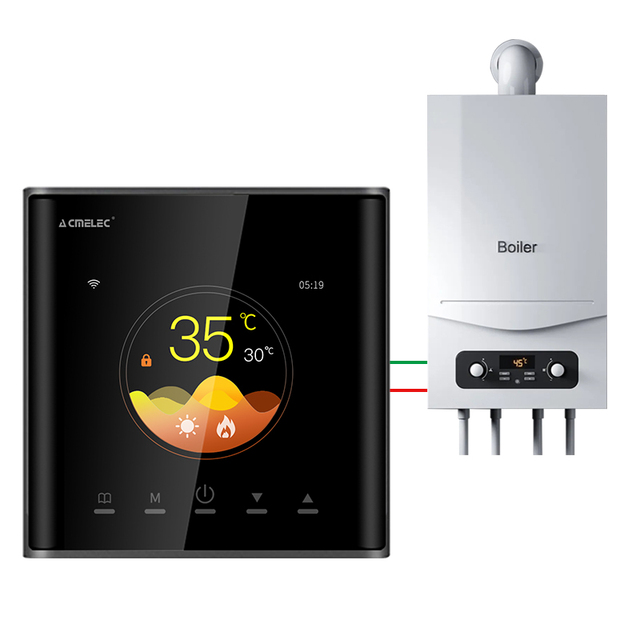 Wifi Smart Thermostat for Boiler Wireless Gas Hot Water Boiler Programmable Gas Geyser Temperature Controller
