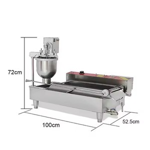 Nueva Máquina Automática para Mini Donuts, de Acero Inoxidable, Alta Productividad, con Control de Temperatura, para Fábricas de Snacks y Panaderías - Product Image 2