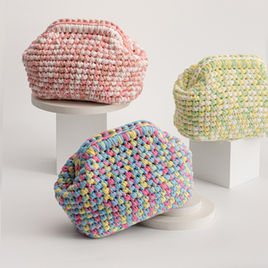 Nuevo <span class=keywords><strong>Bolso</strong></span> de <span class=keywords><strong>Ganchillo</strong></span> para Mujer 2025, Cartera de Mano Tejida a Mano, Clutch de Crochet, <span class=keywords><strong>Bolso</strong></span> de Hilo Tejido, <span class=keywords><strong>Bolso</strong></span> de Punto para Uso Diario - Product Image 5