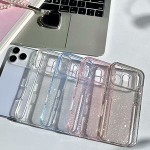 Polvo de brillantina transparente fino, adecuado para la funda del iPhone 17 Pro Max, para la funda protectora gruesa de alta gama de Apple 16, suave para el 15 - Product Image 1