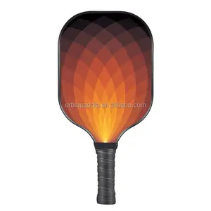 Orbia Sports Pro Pickleball Paddles Logotipo personalizado Superficie rugosa Fibra de carbono Pickleball Paddles Producto más vendido en Alibaba