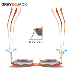 Gafas de sol Greyjack para mujer, montura de acero inoxidable, lentes TAC, polarizadas magnéticas, protección anti UV, juego de espejos de verano - Product Image 3