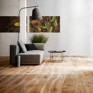 Suelo de Parqué de Roble Blanco y Nogal de Ingeniería de Lujo, Multicapa, Diseño de Hoja de Loto, Duradero, Impermeable, Flotante, Insonorizado, para Villa - Product Image 3