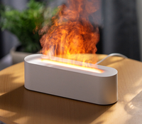 Diffuseur d'arômes à flamme colorée le plus vendu, humidificateur USB à effet de flamme, veilleuse 3D à flamme, diffuseur d'huiles essentielles pour la maison