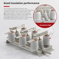 Interrupteur isolant haute tension GN19-10C/630A pour intérieur, fourni par le fabricant, 10 KV, type traversant mural, 630 A, rotatif, fabriqué en Chine