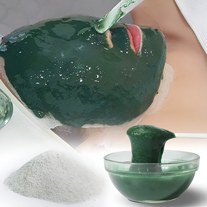 Poudre de Masque Authentique à la Spiruline DIY Soin Visage Naturel Herbal Vitamine C Anti-Acné Hydratant Anti-Gerçures Apaisant Coréen OEM - Product Image 3