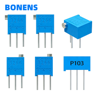 BONEN 3266W Multi-turn Potentiometer 10~5M 10% Tolerance Top Adjustment Cermet Substrate