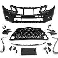 Kit de carrosserie complet pour pare-chocs avant avec calandre à mailles, garniture chromée et feux antibrouillard pour Lexus GS300 GS350 GS450h 2005-2012