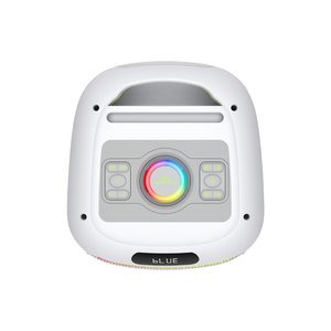 Altavoz Activo Deluxe de 8 Pulgadas y 80w para Fiestas, Sistema de Sonido, Caja de Sonido, Parlantes Bluetooth, <span class=keywords><strong>Boombox</strong></span> <span class=keywords><strong>3</strong></span> Party Box con Dos Micrófonos - Product Image 2