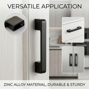 Maßgefertigter Zeitgenössischer T-förmiger Zinklegierungsgriff für Schränke Schwarzer Kommodenschubladengriff aus Zinklegierung für Schlafzimmer und Küche - Product Image 3