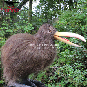 Parque Temático de animales, parque de atracciones de tamaño real animatrónico, plumas de KIWI, modelo hecho a mano - Product Image 3