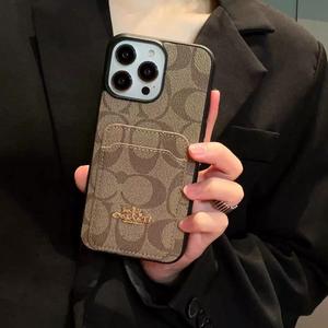 Custodia per Telefono di Lusso Classica e Trendy con Porta Carte in Pelle per <span class=keywords><strong>iPhone</strong></span> 11 <span class=keywords><strong>12</strong></span> 13 14 15 16 17 <span class=keywords><strong>Pro</strong></span> Max, <span class=keywords><strong>Cover</strong></span> Antiurto - Product Image 5