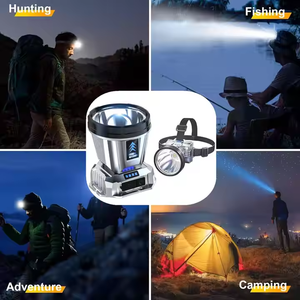 Lampe frontale LED puissante à grande intensité lumineuse, pour le travail en extérieur, avec batterie longue durée, affichage, camping, pêche - Product Image 6