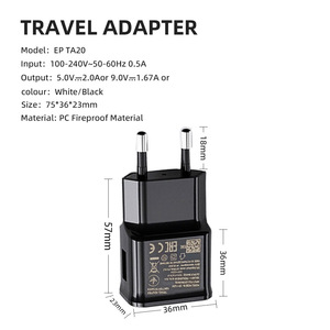 Adaptador estándar europeo QC3.0 compatible con los cargadores Samsung S8, S9, Note 9 y S10, carga rápida 5V/2A (original) - Product Image 4