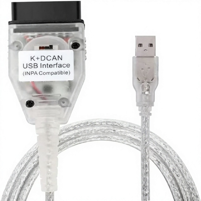 FixPro K+CAN Cable Switch FT232RL Universal for OBD2/OBDii Diagnostic Scanner USB Interface High Quality 1 Year for Windows 7