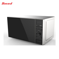 Four à micro-ondes portable Smad 20L, blanc, noir, en acier inoxydable, avec certification CE CB