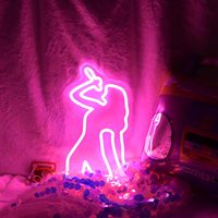 Chanteur personnalisé lumière LED enseigne au néon pour la publicité décoration murale maison centre commercial Bar Pub fête mariage bâtiments de bureau