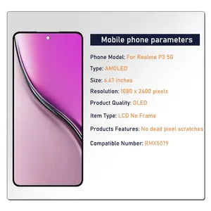 Pantalla AMOLED de Repuesto para Realme P3 5G RMX5079 con Marco, 100% Original - Product Image 5