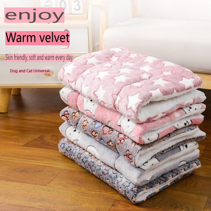 Tappetini per <span class=keywords><strong>Animali</strong></span> Domestici Moderni con Stampa Animalier, Pieghevoli, Morbidi, Caldi, Antiscivolo, Ecologici, Durevoli, per Uso Invernale, per Gatti, Cani e Piccoli <span class=keywords><strong>Animali</strong></span> - Product Image 2