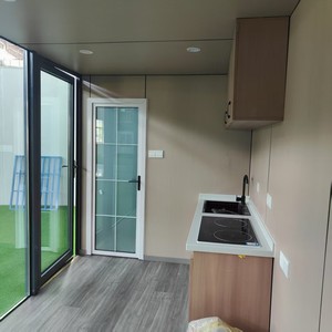 Galvanized Steel Structure Movable Waterproof Cost Saving Sustainable Prefab Villa Apple Cabin <b>House</b> - Product Image 4