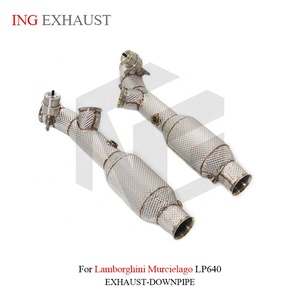Sistema <span class=keywords><strong>de</strong></span> <span class=keywords><strong>Escape</strong></span> <span class=keywords><strong>de</strong></span> Acero Inoxidable Personalizado ING, Tubo <span class=keywords><strong>de</strong></span> <span class=keywords><strong>Escape</strong></span> para Lamborghini Murcielago LP640 con Válvula y Protector Térmico, Piezas <span class=keywords><strong>de</strong></span> Alto Rendimiento - Product Image 5