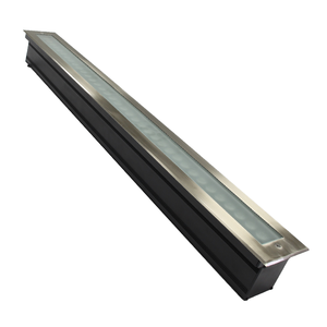 ไฟ LED ฝังพื้นแบบเส้นสำหรับภายนอกอาคาร แสงสีวอร์มไวท์ กันน้ำ IP67 24V 36x1W เหมาะสำหรับทางเดิน ลานจอดรถ สนามหญ้า ห้างสรรพสินค้า ทางเข้า - Product Image 1