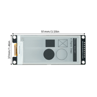Écran d'affichage électronique à encre numérique de 2,9 pouces, pilote SSD1680, résolution 128 * 296, port de communication SPI