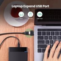 Adaptador Mini Tipo C a USB 3.0, Conector de Datos OTG USB-C Macho a Hembra para Macbook Pro, iPad Mini 6/Dispositivos Tipo C