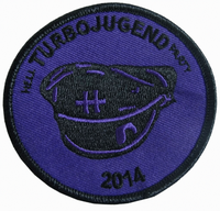 Écusson brodé personnalisé avec logo de marque, badge en tissu, applique brodée thermocollante pour vêtements
