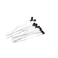 Résistance thermique de thermistance NTC MF52 NTC-MF52-103/3435 10K ohm R 103 3435 B valeur 1% capteur de température de résistance thermique