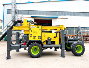 휴대용 헤비 듀티 물 드릴링 장비 200M 깊은 시추공 장비 휠 유형 - Product Image 6