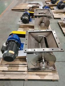 Hoge Kwaliteit Nieuwe Roestvrijstalen Vierkante Mond Roterende Luchtsluisklep Precieze Materiaalontlading Voor Industriële Setup - Product Image 4