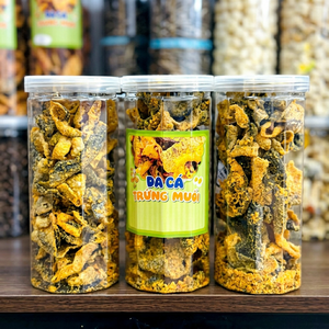 ขนมหนังปลาแซลมอนปรุงรสเคลือบไข่เค็ม บรรจุภัณฑ์แบบขายส่ง - Product Image 1