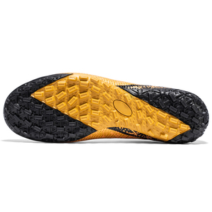 Alta calidad personalizable CR Tamaño 7 zapatos de fútbol de césped interior botines superiores <span class=keywords><strong>suela</strong></span> plana oro Original sintético para Otoño Invierno - Product Image 2