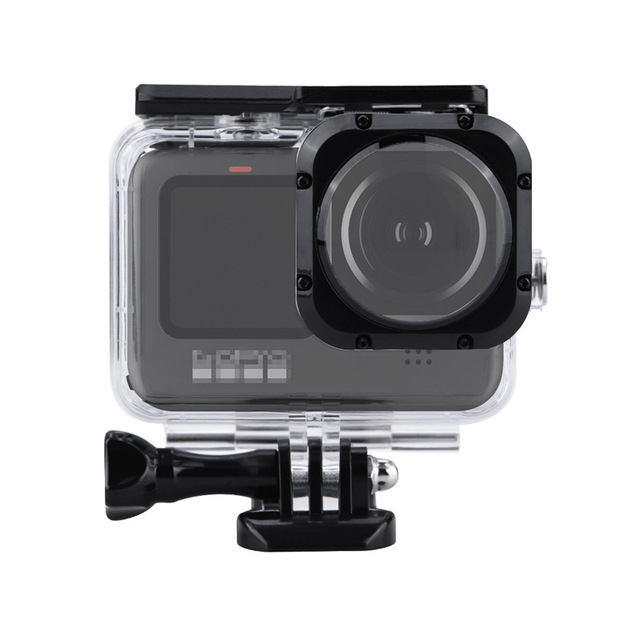 Waterproof Housing Case Black Protective Shell with Bracket Accessories for Gopro Hero 9 Action Waterproof Camera Plastic case