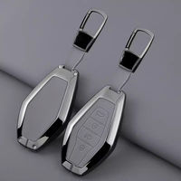 Funda de Aleación de Zinc y Cuero para Llave de Coche Chery Jetour Dashing IDM I-DM X-1 Plus, Carcasa Completa con Hebilla Metálica, Accesorios