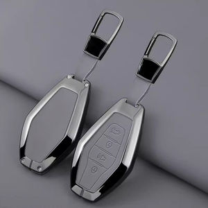 โลหะผสมสังกะสี + ฝาครอบหนังสำหรับ Chery Jetour Dashing IDM I-DM X-1 PLUS กุญแจรถเคสแบบเต็มกรอบกระเป๋าโลหะอุปกรณ์เสริมหัวเข็มขัด - Product Image 4