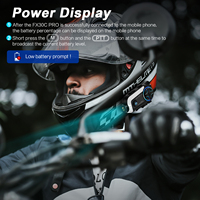 Fodsports FX30C PRO 1000m haute qualité vente chaude 1080p moto BT interphone casque caméra enregistreur avec écouteur Bluetooth