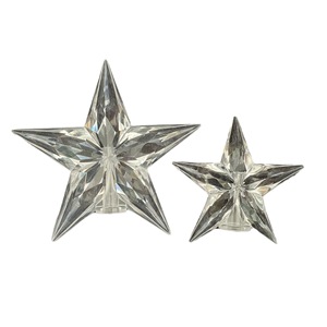 Christmas Snowflake Light <b>Ornament</b> Plastic Solar Lighting Accessory Round Shape For Holiday Decor - Product Image 5