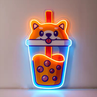 Enseigne néon LED personnalisée avec impression UV, design gratuit, pour logo de voiture, entreprise, magasin, nom, lettre, décoration de salle de fête