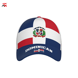 Gorra con la Bandera Nacional de República <span class=keywords><strong>Dominicana</strong></span> al por Mayor, Gorra Patriótica para Fanáticos del Fútbol, Sombrero para el Sol, Recuerdo, Regalo - Product Image 2