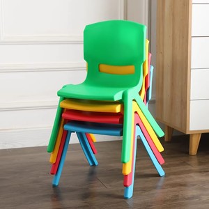 Großhandel Vorschulstuhl Bunter Indoor-Kindergarten-Kinderstuhl Tragbarer Sicherheits-Kunststoffstuhl für Kinder Esszimmerstuhl - Product Image 4